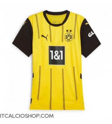 Borussia Dortmund Prima Maglia Femmina 2024-25 Manica Corta